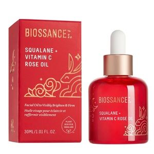 NIB Biossance Squalane + Vitamin C Rose Oil (30ml)